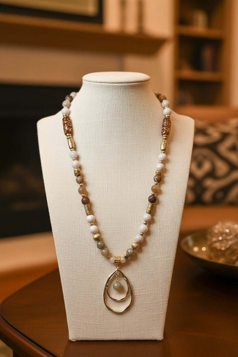 Mocha Dream  - 3-Way Necklace & Bracelet
