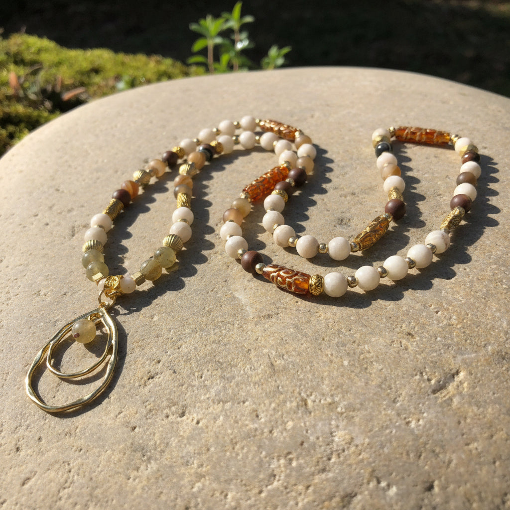 Mocha Dream  - 3-Way Necklace & Bracelet