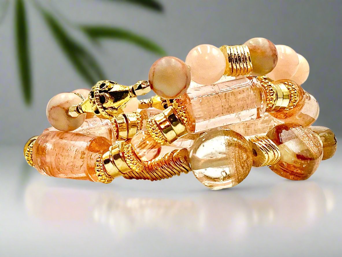 Blushing Beauty - 3 Piece Bracelet Set