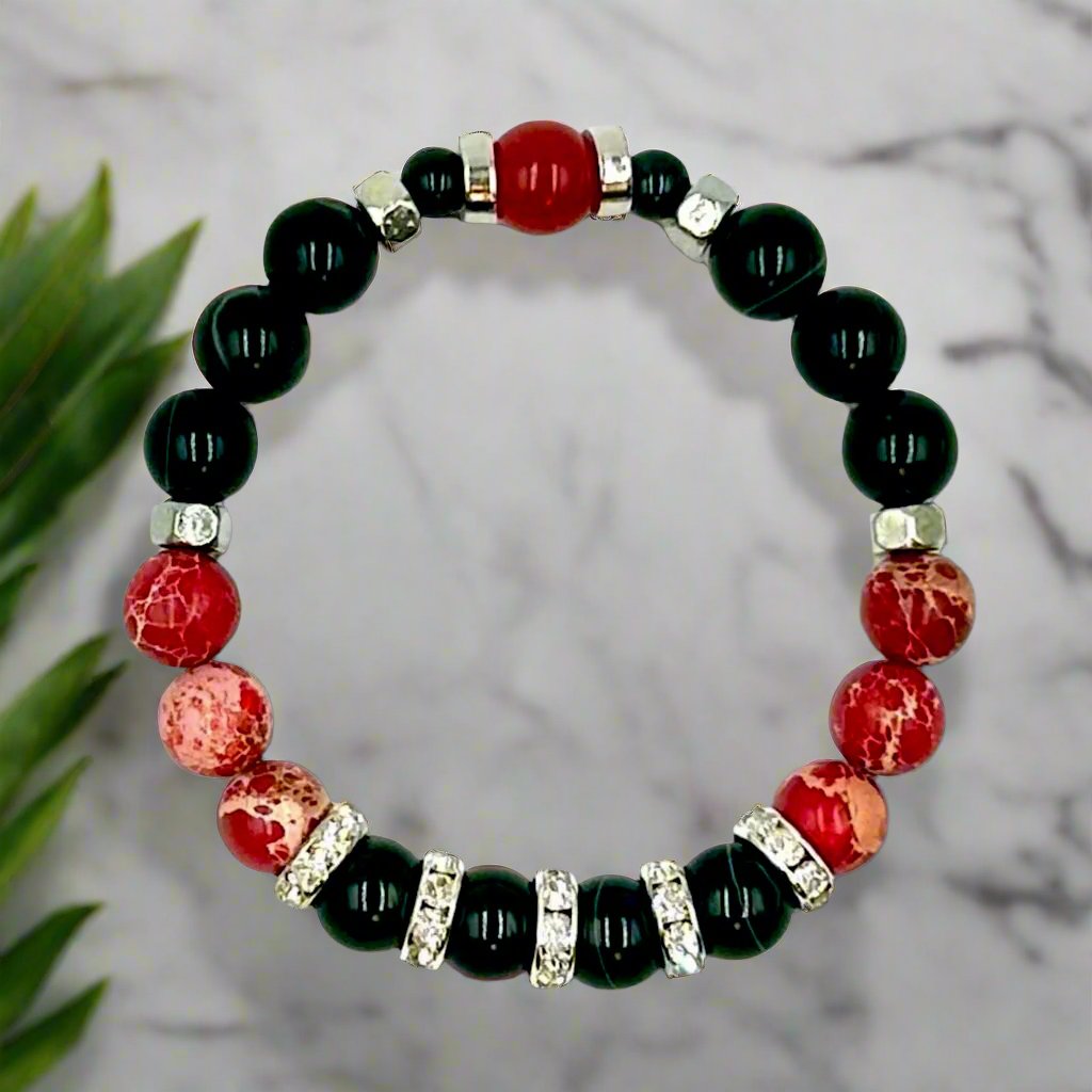 Scarlet  - Single Strand Bracelet