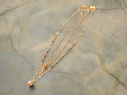 Blush - Beaded Chain Necklace