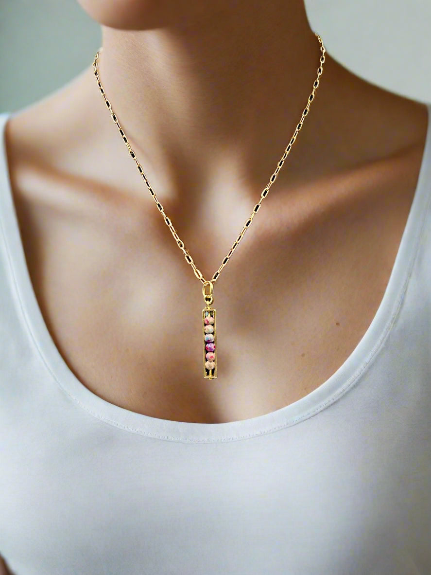 Bedazzled - Beaded Chain Necklace