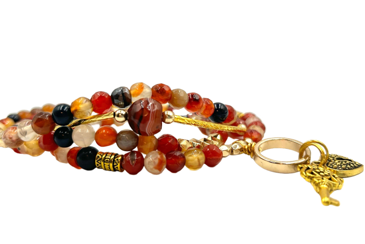 Carnelian Glow - 3-Way Necklace/Bracelet