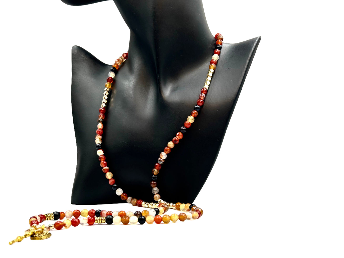 Carnelian Glow - 3-Way Necklace/Bracelet