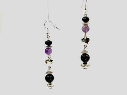 Purple Skies - Adjustable  Earrings