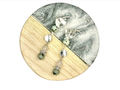 Kiwi Garden  - Adjustable  Earrings