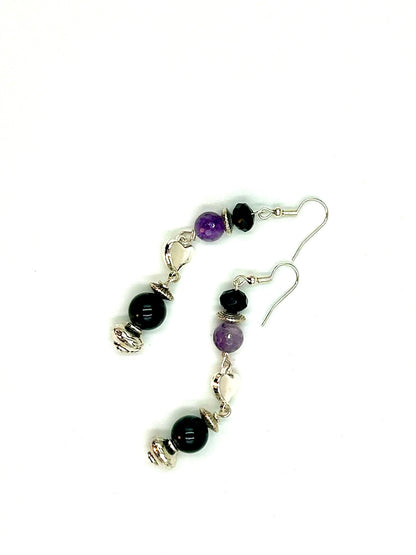 Purple Skies - Adjustable  Earrings