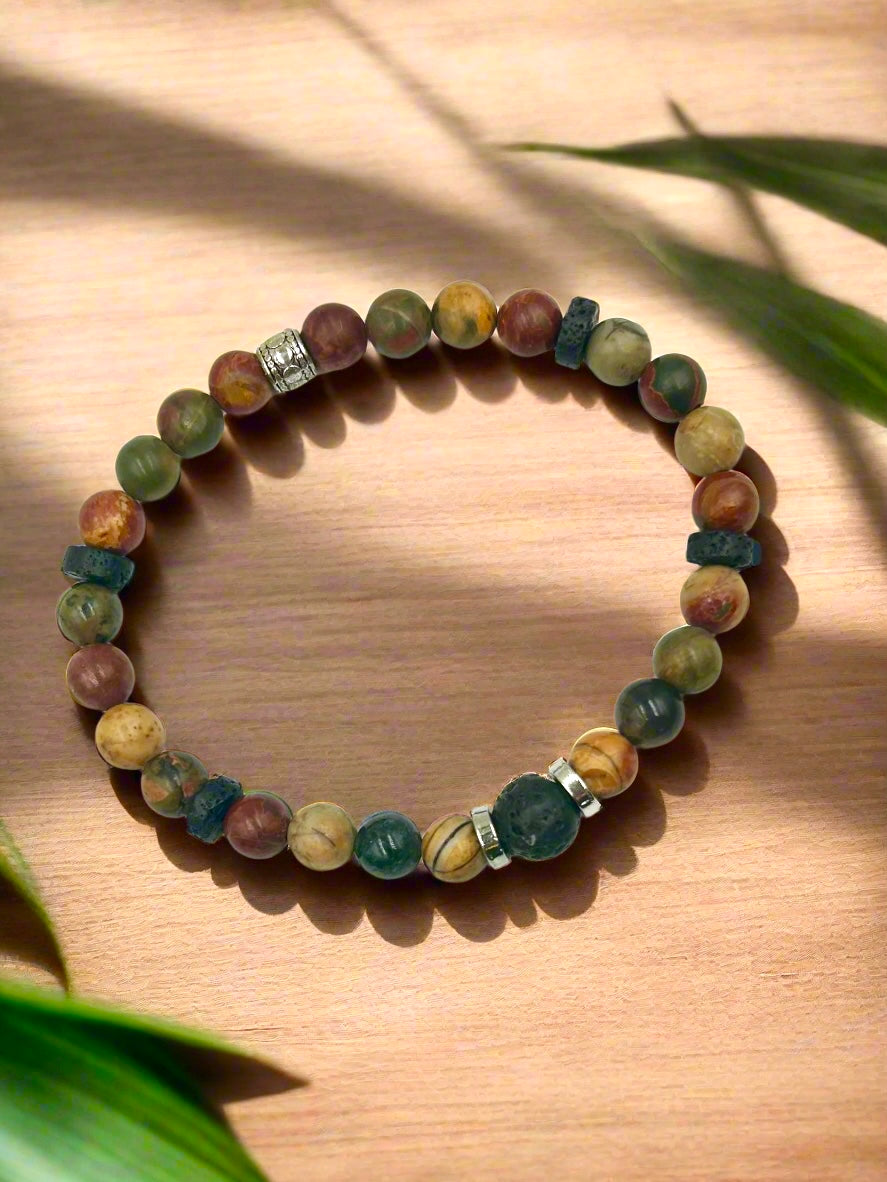 Picasso - Men’s Beaded Bracelet