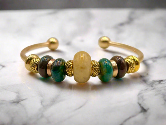 Natural Glow - Single Cuff Bangle
