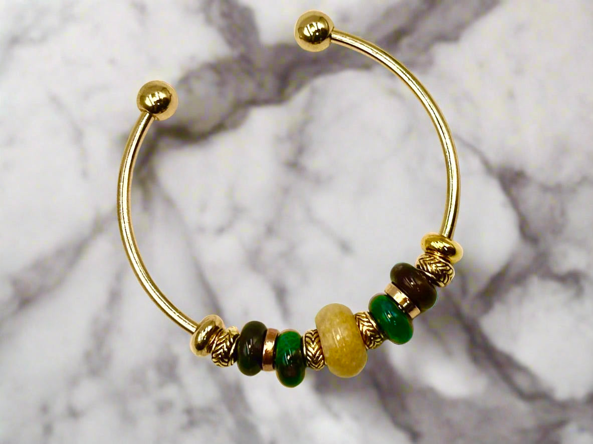 Natural Glow - Single Cuff Bangle