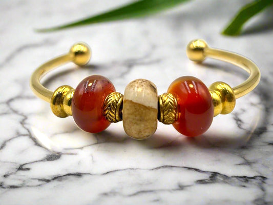 Jasper Radiance - Single Cuff Bangle