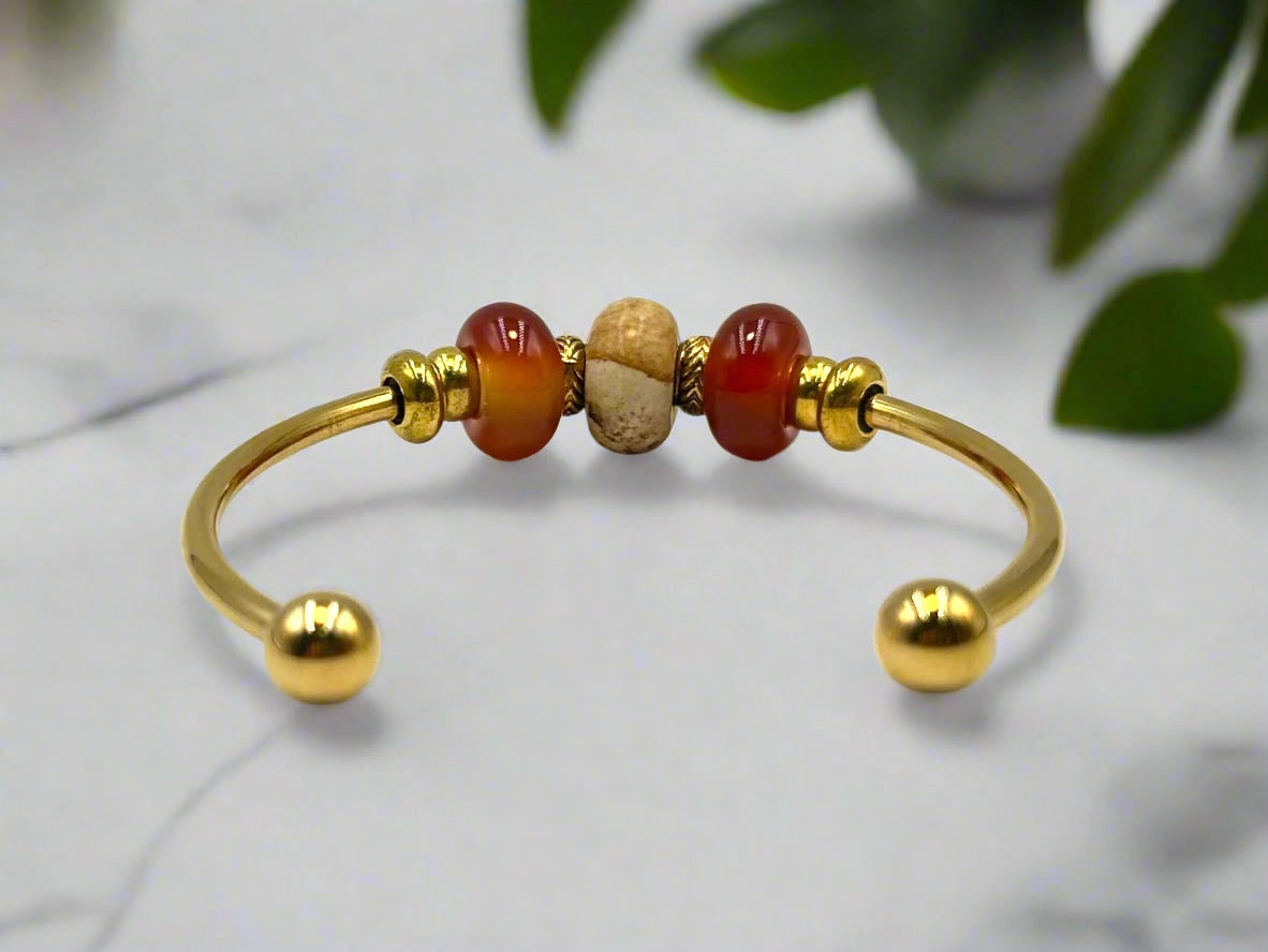 Jasper Radiance - Single Cuff Bangle