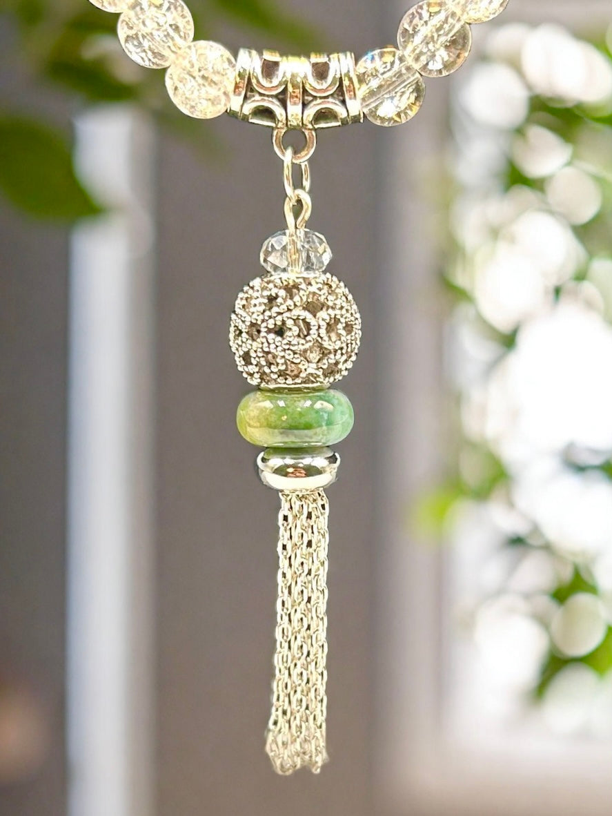 Wine Flower - 3-Way Necklace & Bracelet