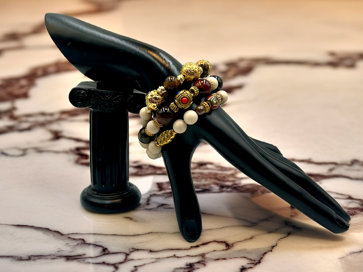 Gilded Aura - 3 Piece Bracelet Set