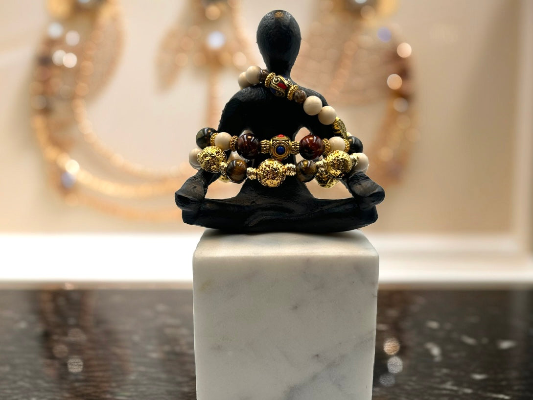 Gilded Aura - 3 Piece Bracelet Set