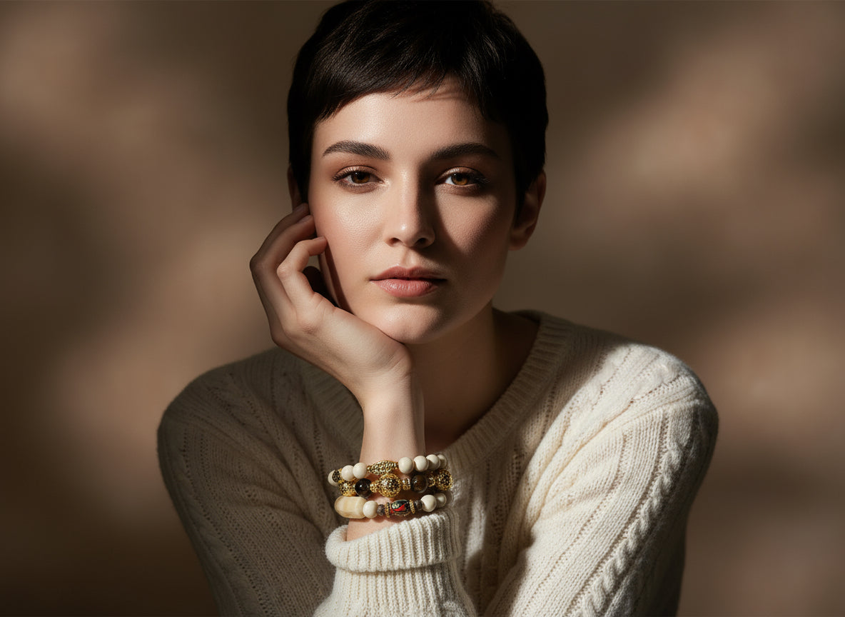 Gilded Aura - 3 Piece Bracelet Set