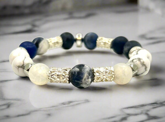 Indigo - Single Strand Bracelet