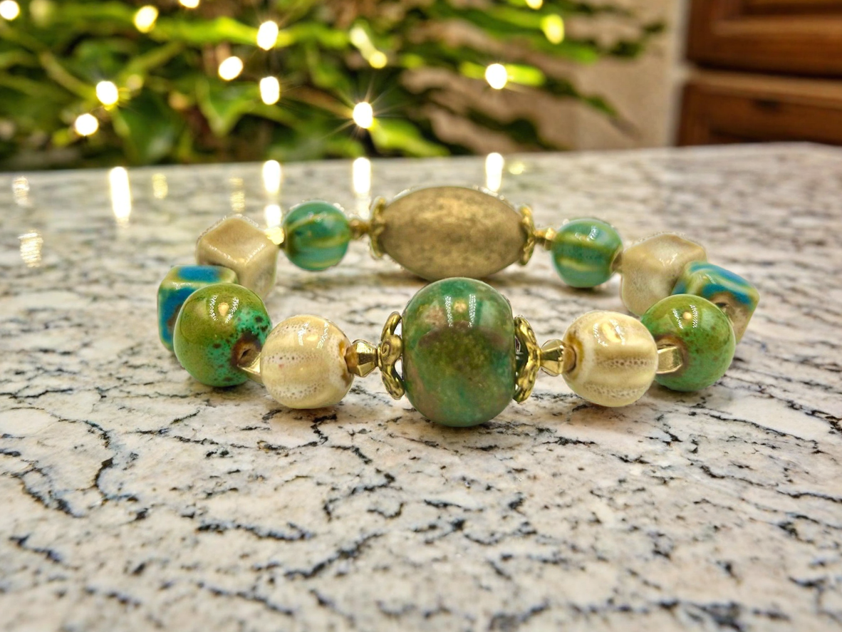 Jasper Tide - 3 Piece Bracelet Set