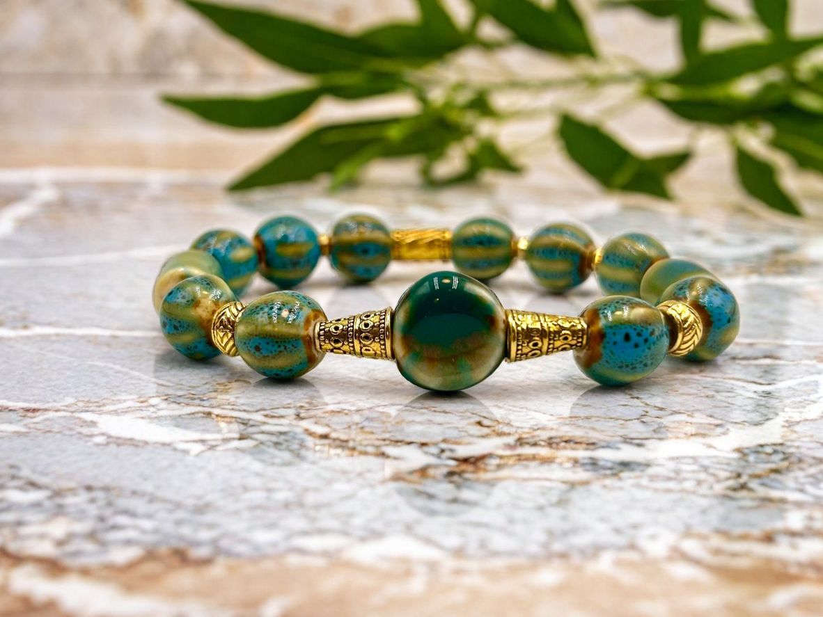 Jasper Tide - 3 Piece Bracelet Set