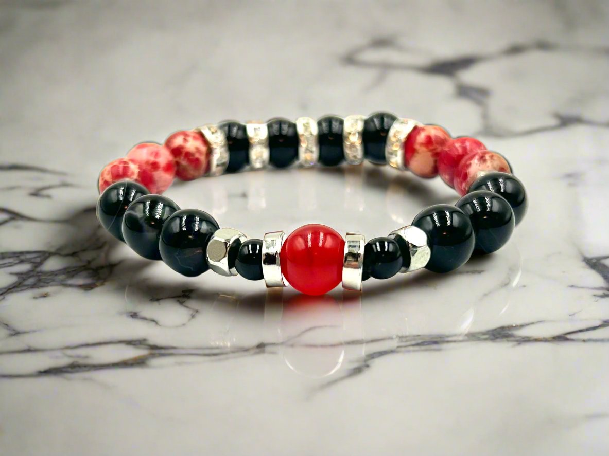 Scarlet  - Single Strand Bracelet