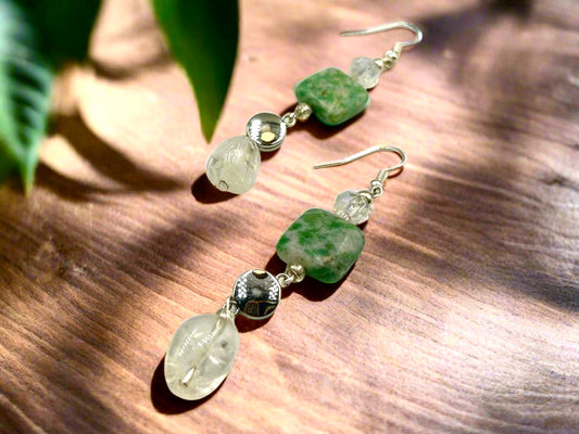 Sea Grass - Adjustable  Earrings