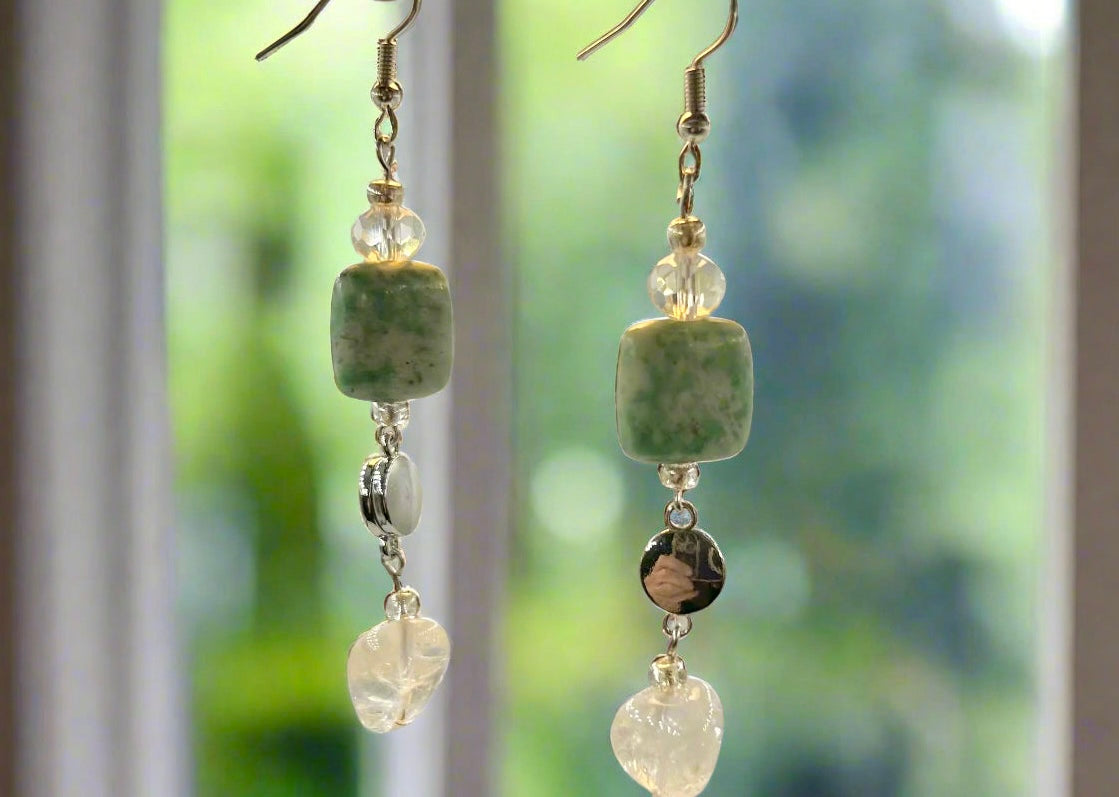 Sea Grass - Adjustable  Earrings