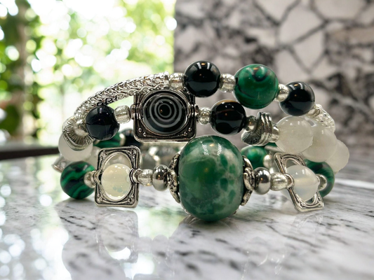 Forest Noir - 3 Piece Bracelet Set