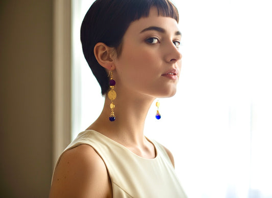 Indigo - Adjustable  Earrings