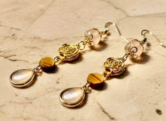 Ember Rose - Adjustable  Earrings