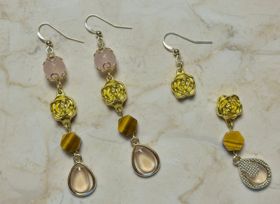 Ember Rose - Adjustable  Earrings