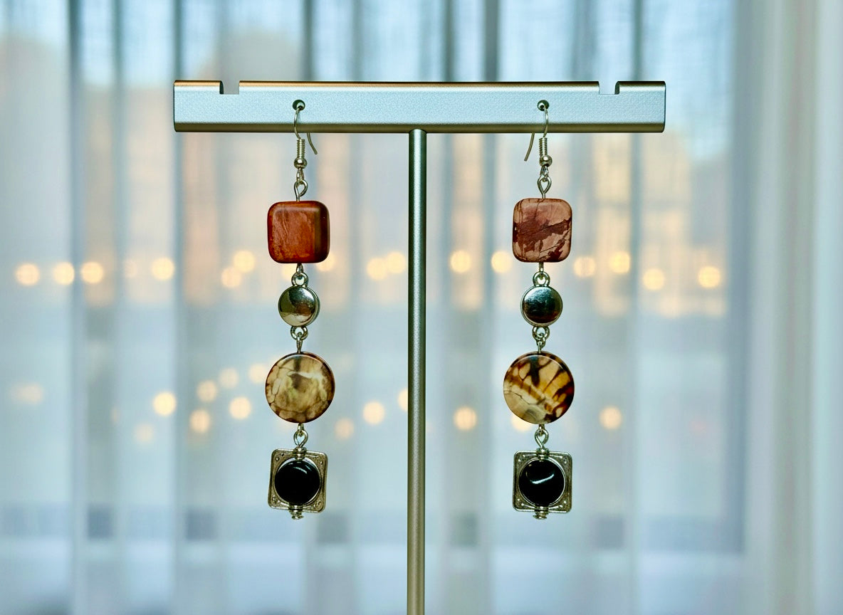 Earth Whisper - Adjustable  Earrings