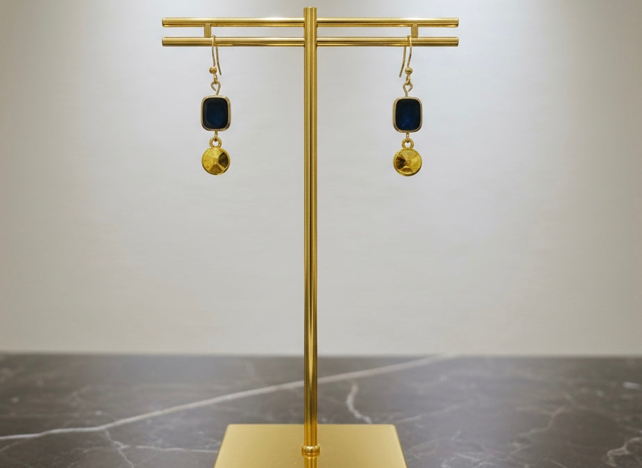 Onyx Echo - Adjustable  Earrings