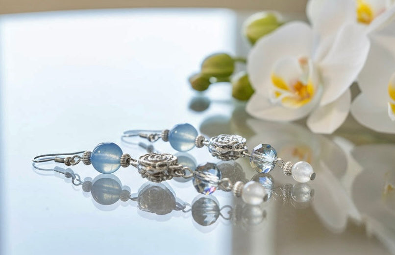 Celestial Grace- Adjustable  Earrings