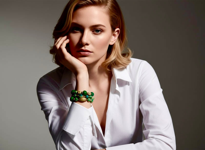 Jasper Tide - 3 Piece Bracelet Set