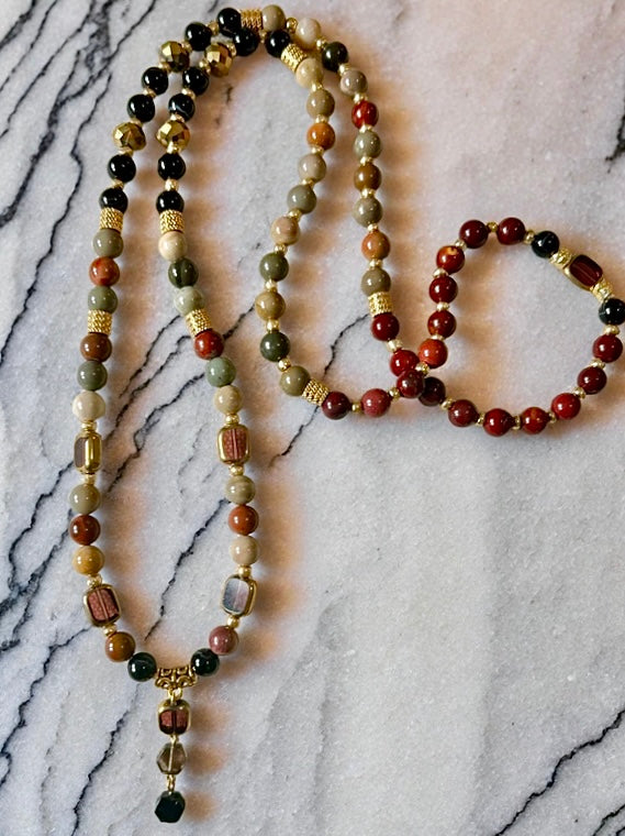 Desert Rose - 3-Way Necklace & Bracelet