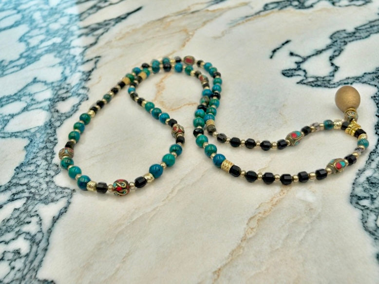 Blue Lotus - 3-Way Necklace & Bracelet