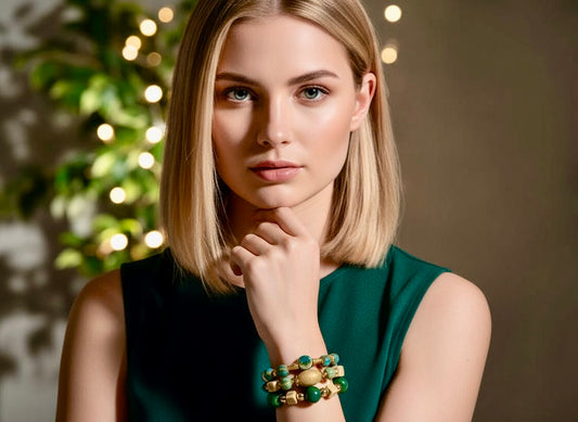 Jasper Tide - 3 Piece Bracelet Set