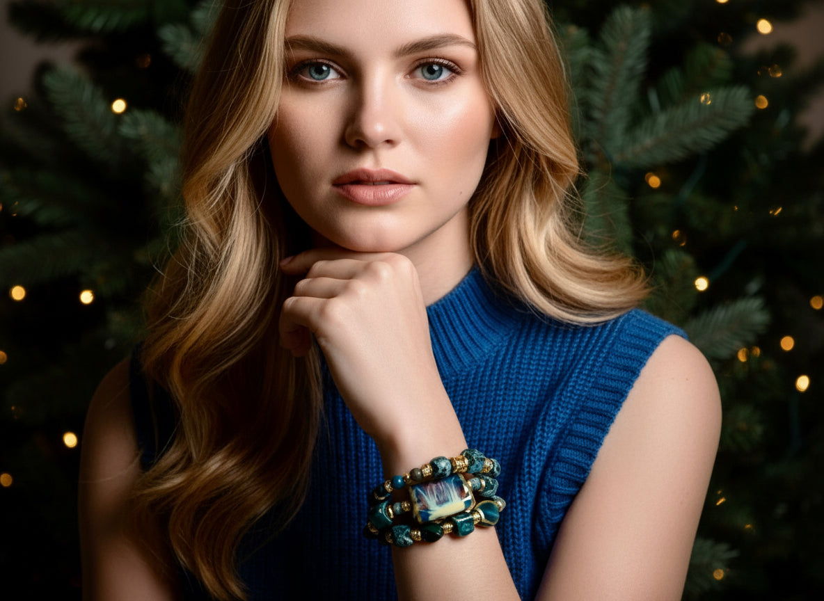 Blue Horizon - 3 Piece Bracelet Set