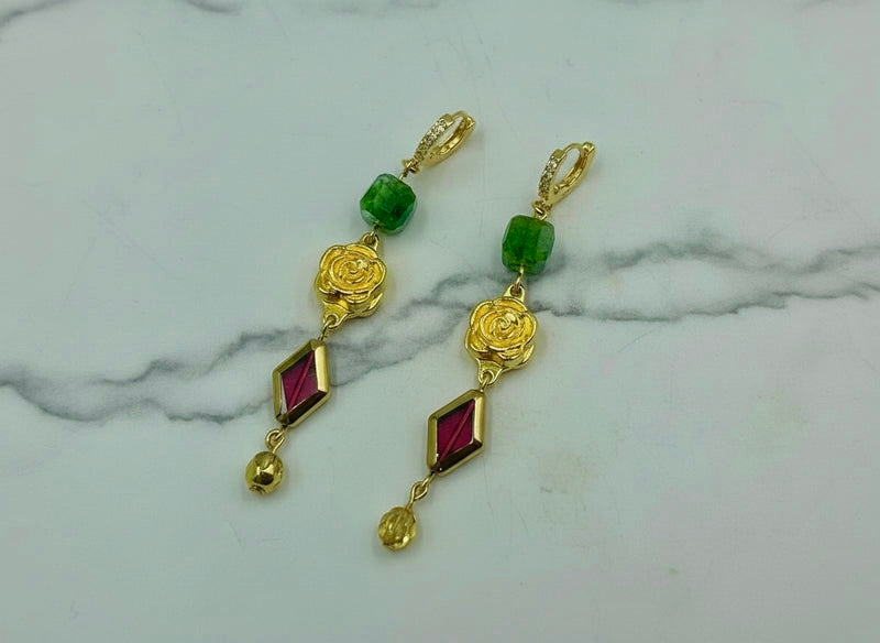 Scarlet Jade - Adjustable  Earrings