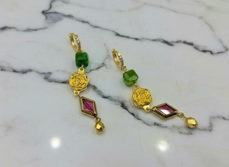 Scarlet Jade - Adjustable  Earrings