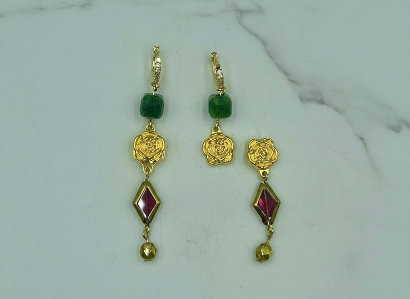 Scarlet Jade - Adjustable  Earrings