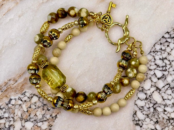 Glowing Ember - Multi Strand Bracelet