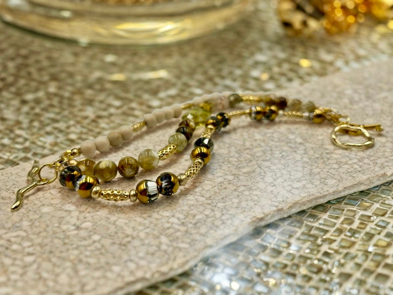 Glowing Ember - Multi Strand Bracelet