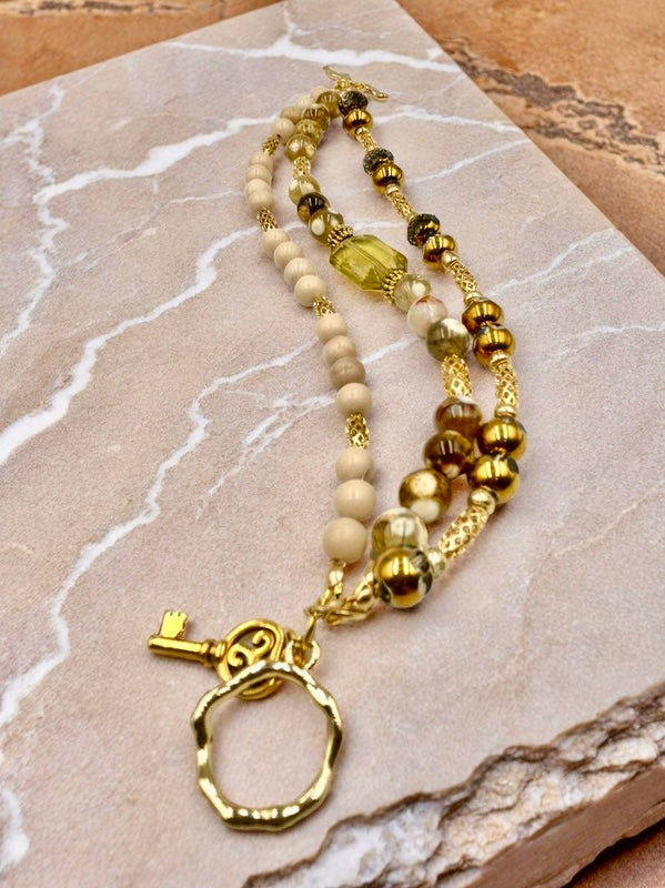 Glowing Ember - Multi Strand Bracelet