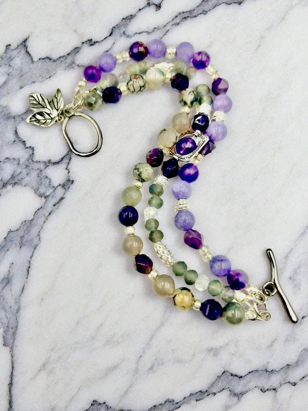Amethyst Aria - Multi Strand Bracelet