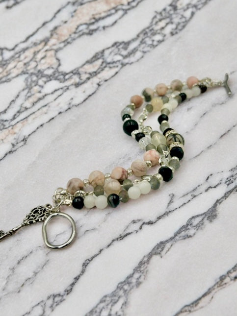 Rose Serenade - Multi Strand Bracelet