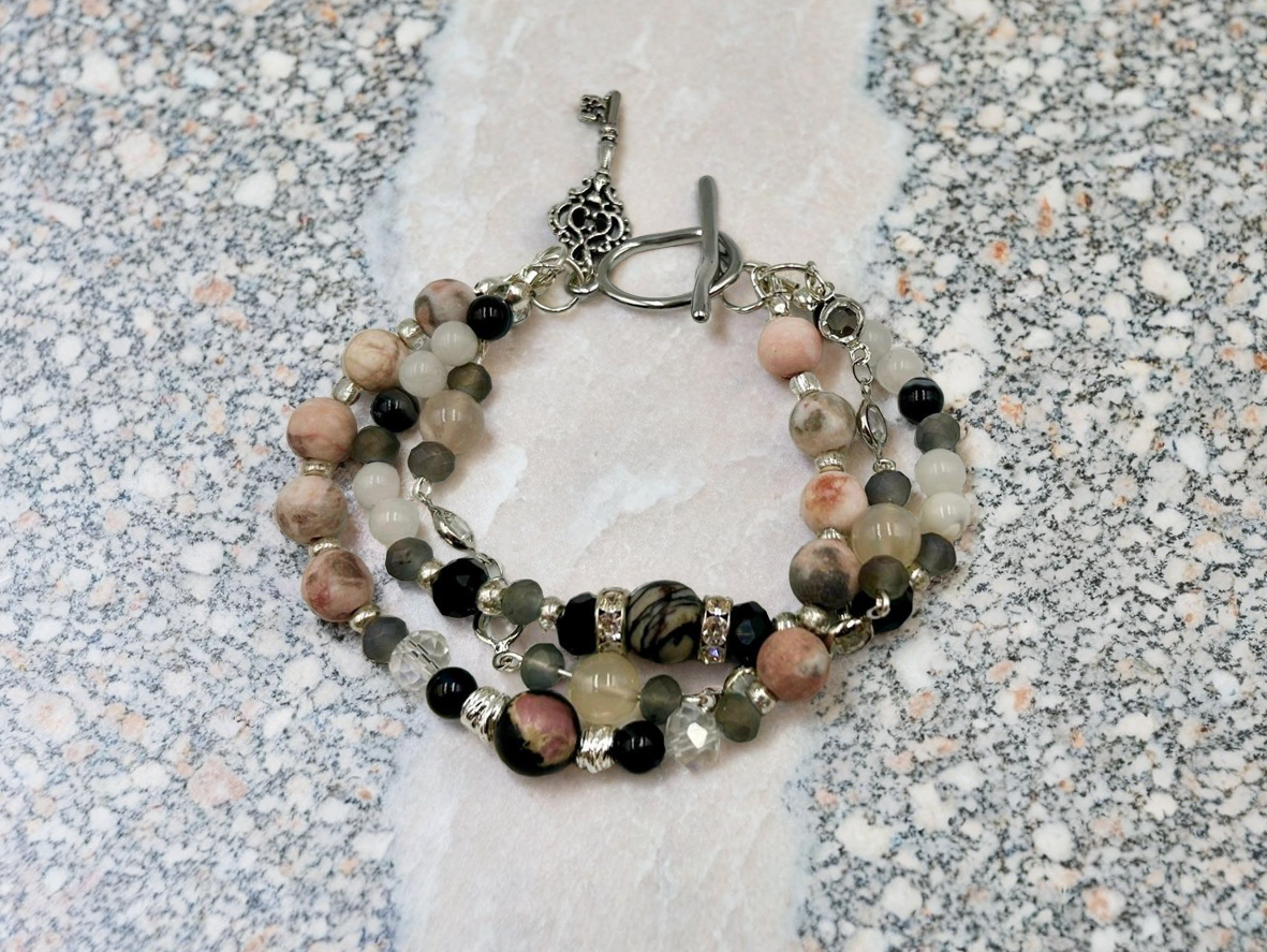 Rose Serenade - Multi Strand Bracelet