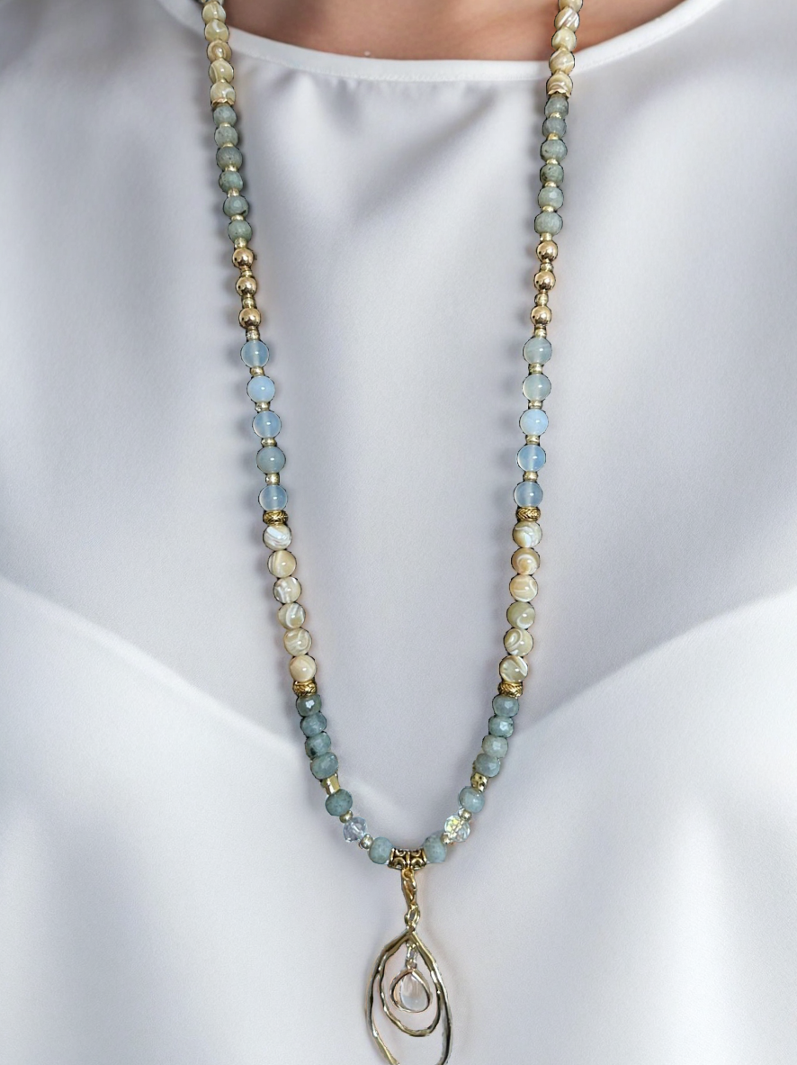 Spiral Glow - 3-Way Necklace & Bracelet