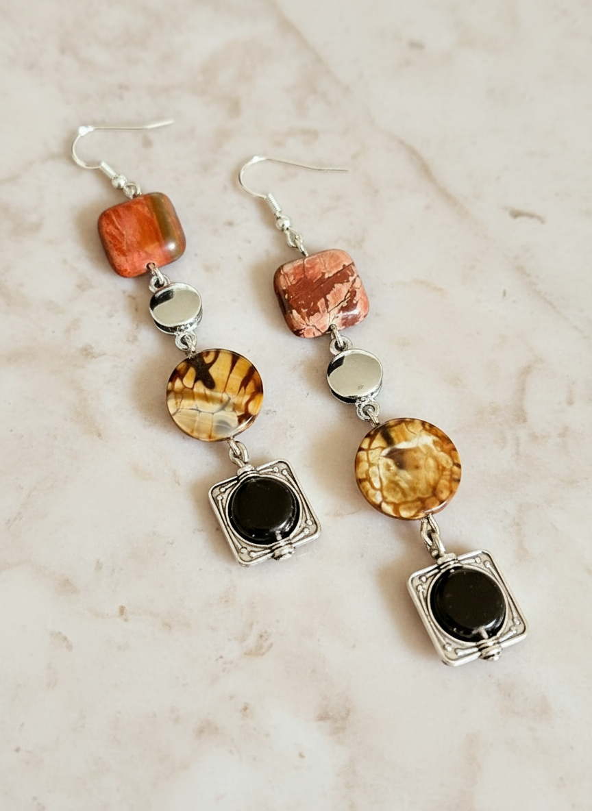 Earth Whisper - Adjustable  Earrings