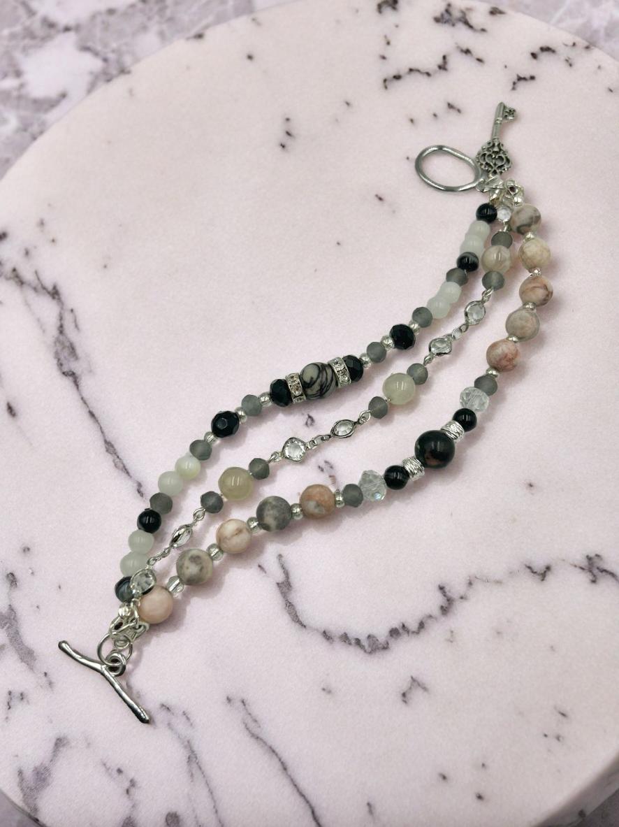 Rose Serenade - Multi Strand Bracelet